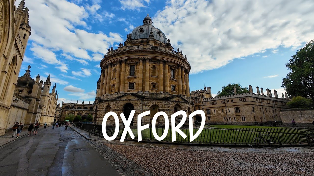 Oxford City Centre Walking Tour (4K)