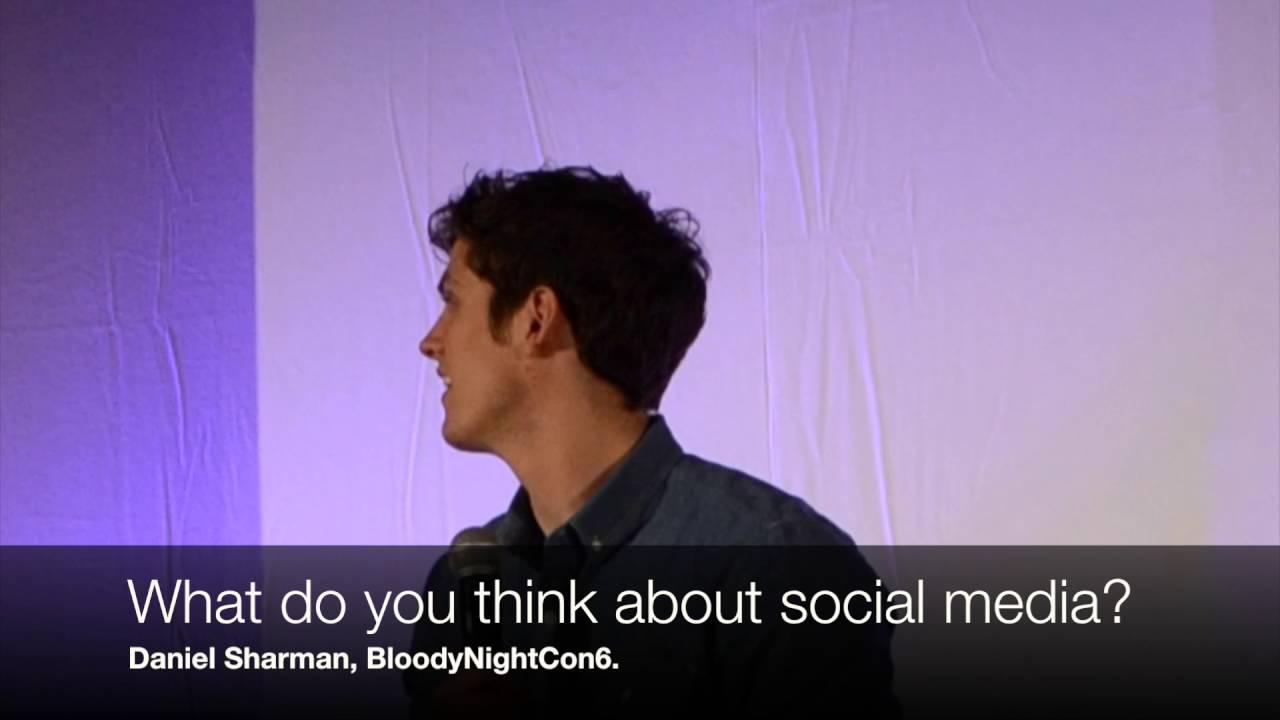 Daniel Sharman Panel, BloodyNightCon6 Little recopilation.