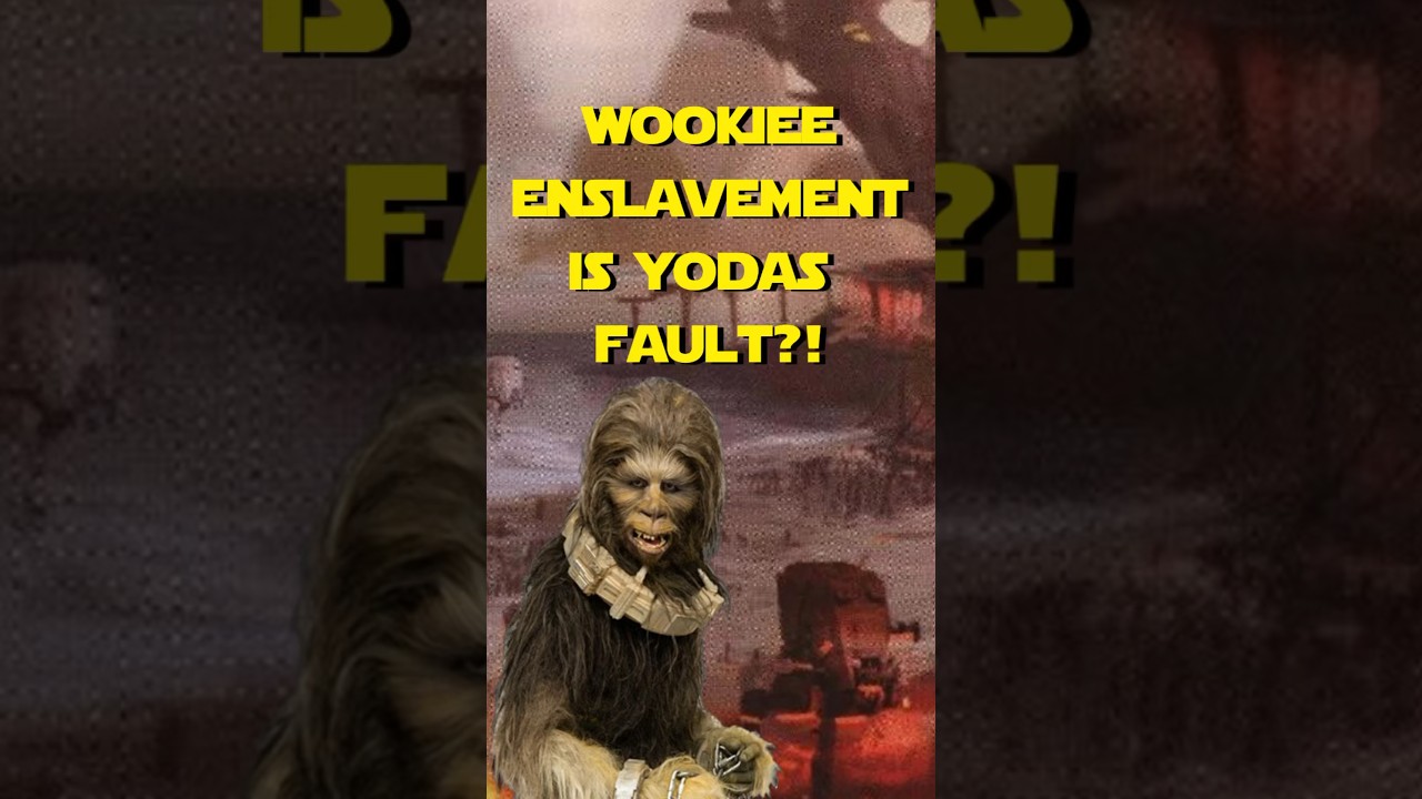 Is Yoda to blame for the enslavement of the Wookiees? #starwars #prequels #nostalgia #yoda #wookiee