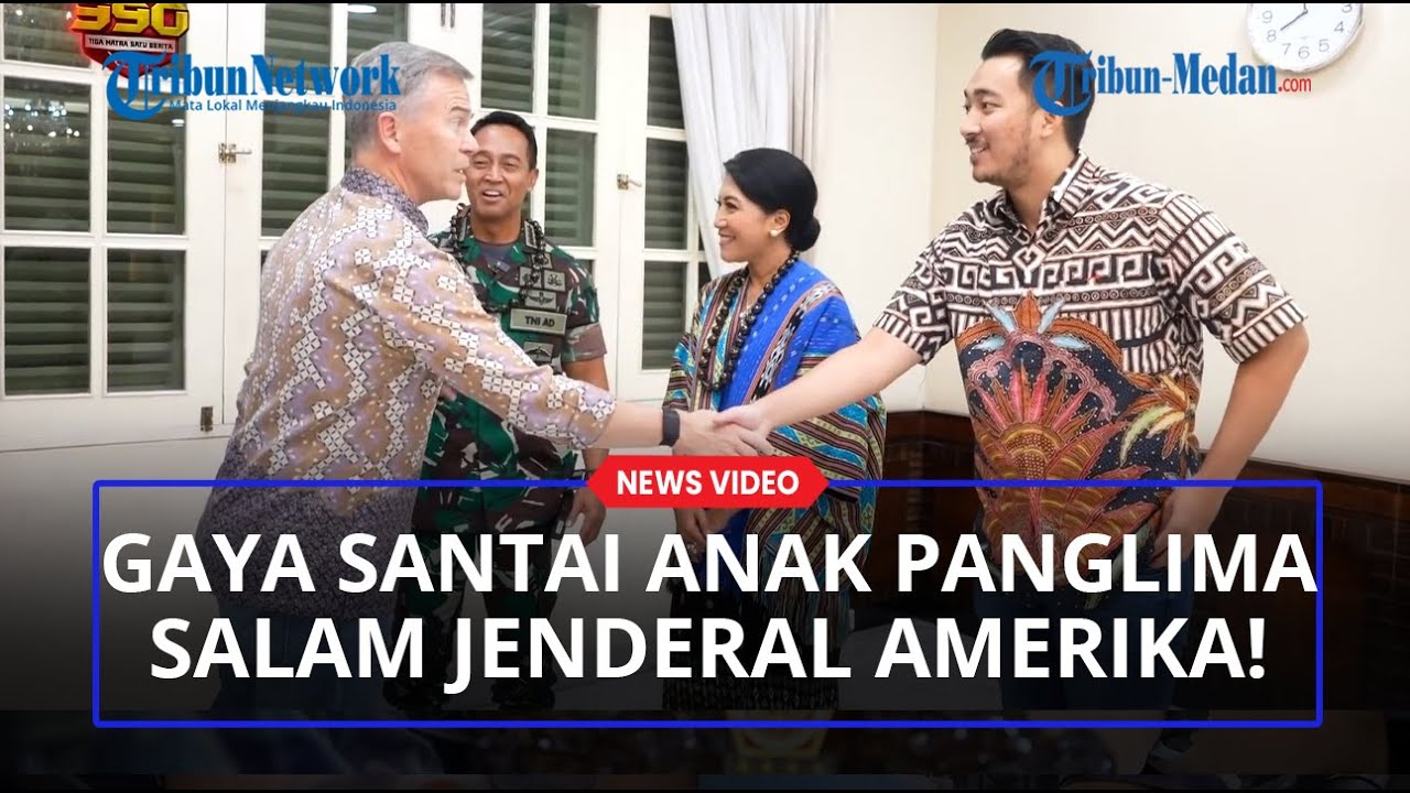 SOSOK Alex Perkasa Anak Panglima TNI yang Santai Jamu para Jenderal US Army Amerika Saat Kunjungan!