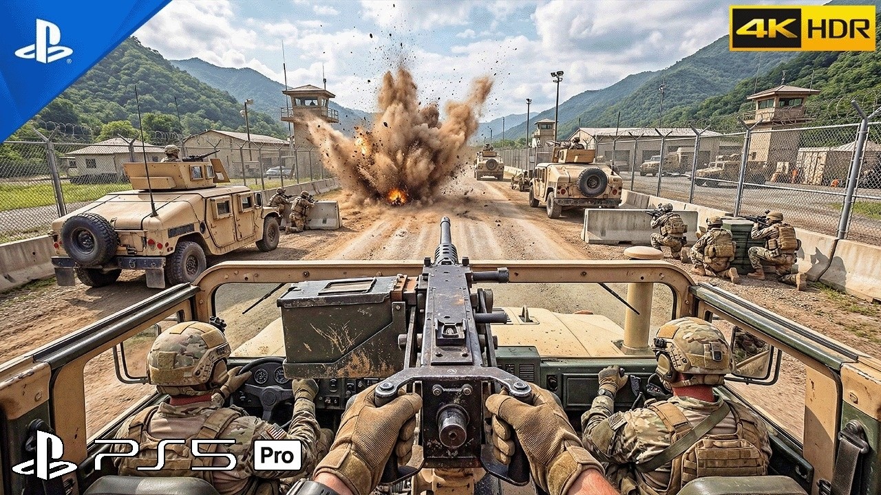 (PS5) US Military Base Under Siege | Realistic ULTRA Graphics Gameplay [4K 60FPS HDR]