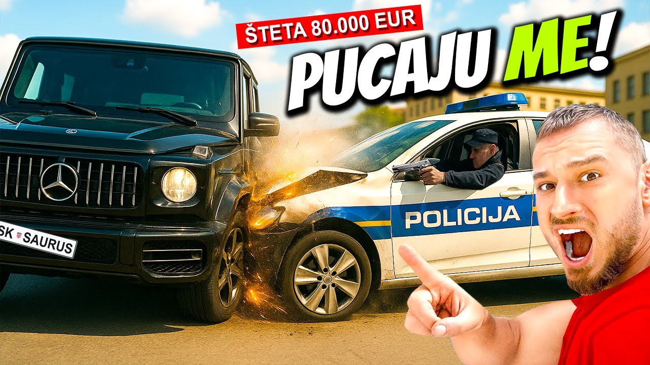 UKRAO G-KLASU SAURUS GANGA, PUCA ME POLICIJA! *ŠTETA 80.000 Eur*