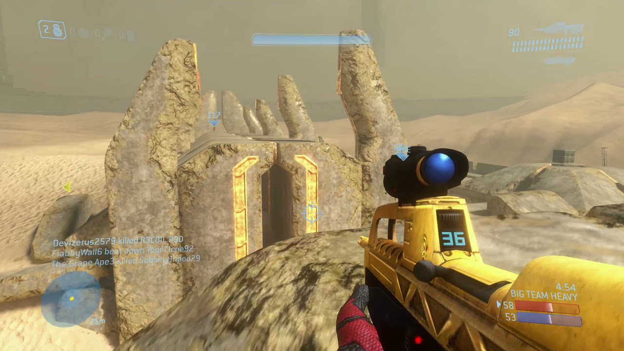 Halo 3 Multiplayer MCC #167 - Big Team Heavy - Sandtrap