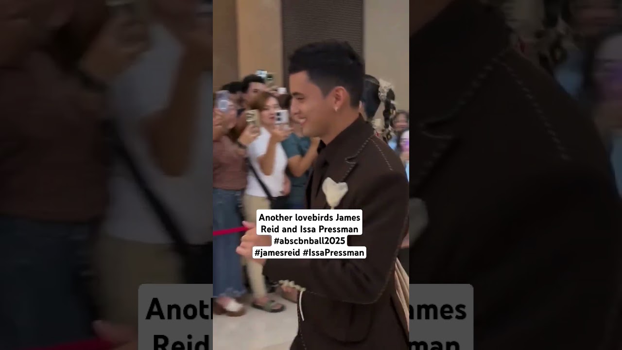 Another lovebirds James Reid and Issa Pressman #abscbnball2025 #jamesreid #IssaPressman