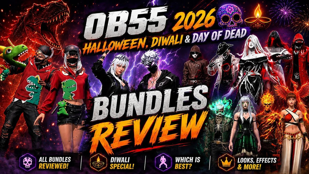 OB55 - All Bundles Review - Halloween 2026, Storm Arena, Diwali 2026, Day of Dead 2026 Event Bundles