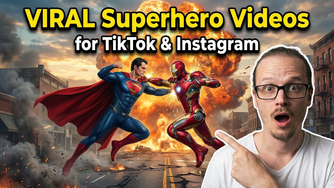 Make VIRAL Superhero Videos for TikTok & Instagram | Motion Tutorial