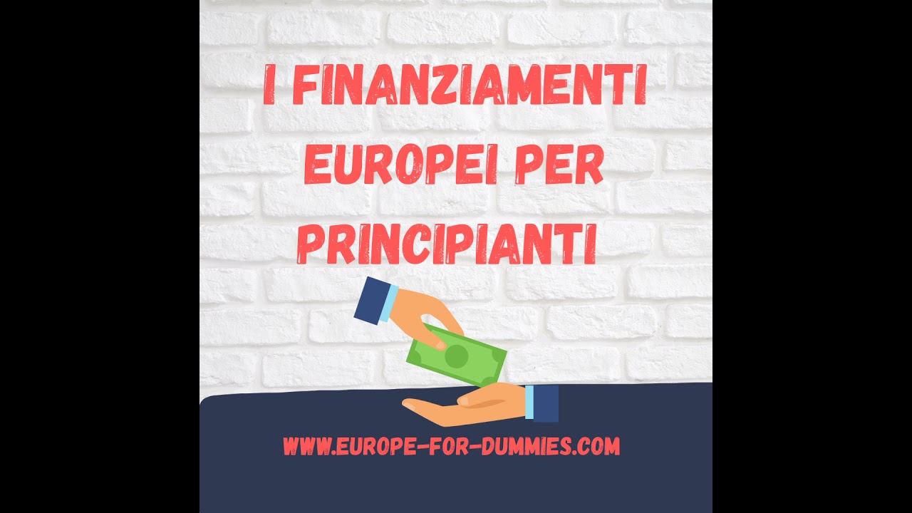 I FONDI EUROPEI PER PRINCIPIANTI #SHORTS