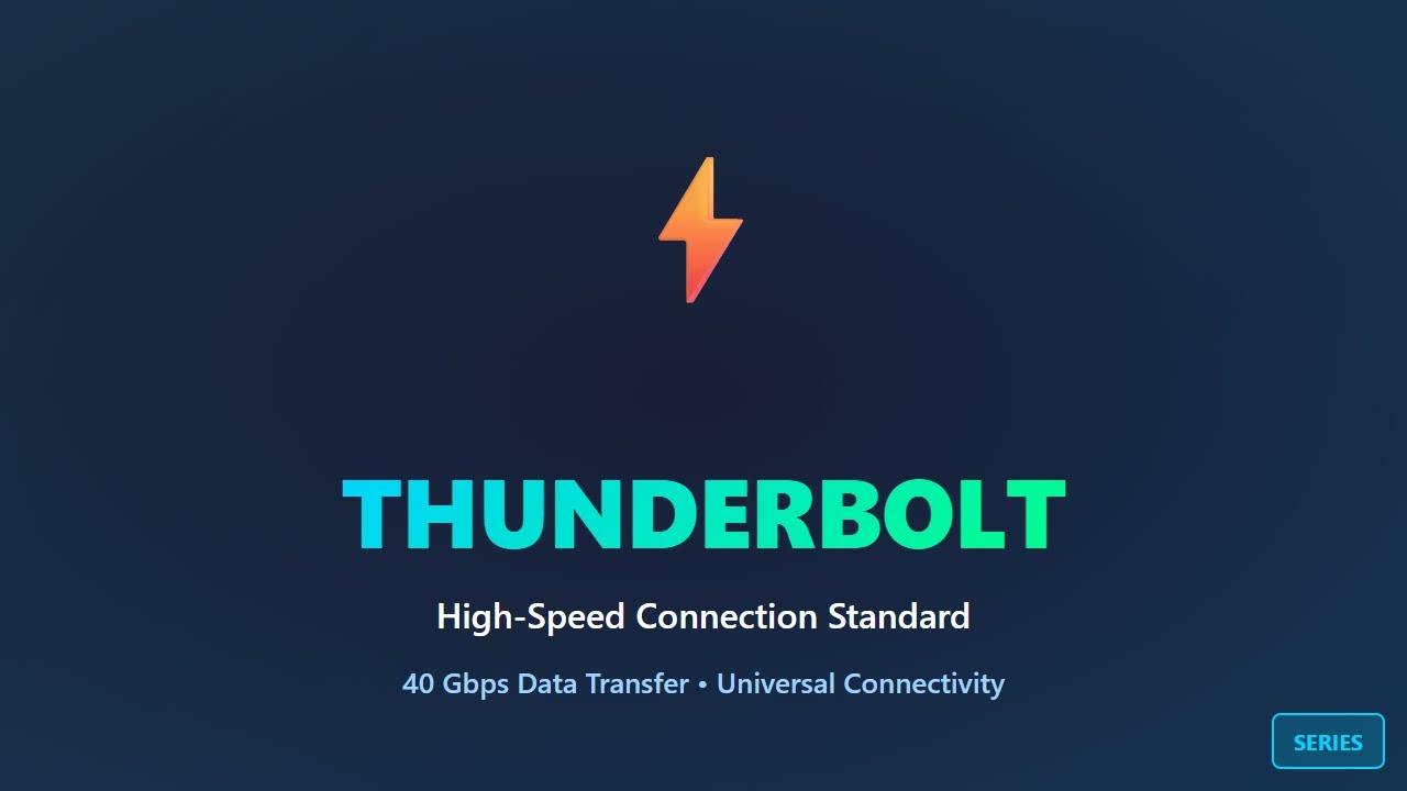 Объяснение технологии Thunderbolt: стандарт высокоскоростного соединения