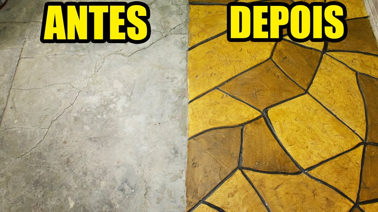 Faça Um Piso de Pedras com Argamassa e sua Criatividade