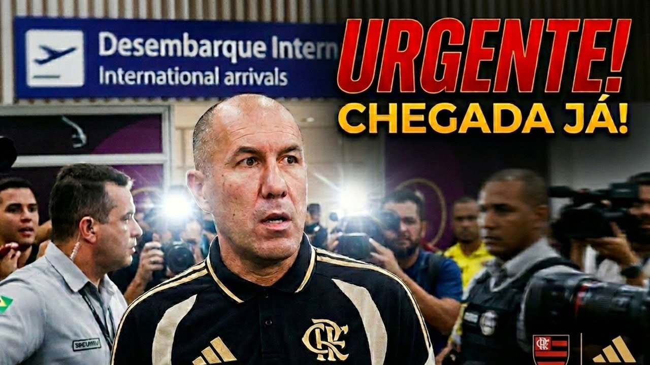 PLANTÃO URGENTE: CHEGADA DO LEONARDO JARDIM AO VIVO - TREINADOR CHEGA AO RIO PARA TREINAR O FLAMENGO