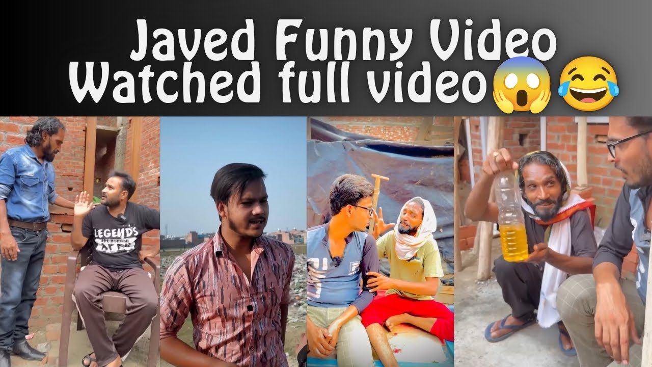 Javed Hussain Comedy Videos 😂🤣 || watched full funny video 😂🤣
