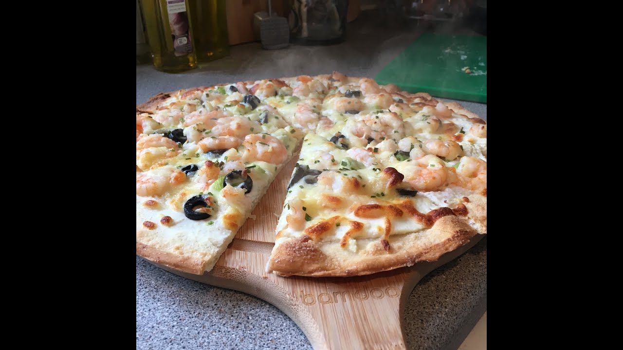 Garlic Prawn Pizza