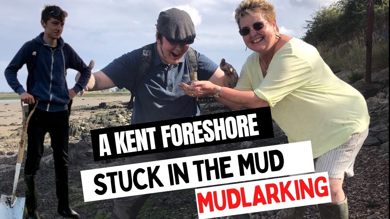 Mudlarking a Kent Foreshore - Clay Pipe & Bottle JACKPOT!!!
