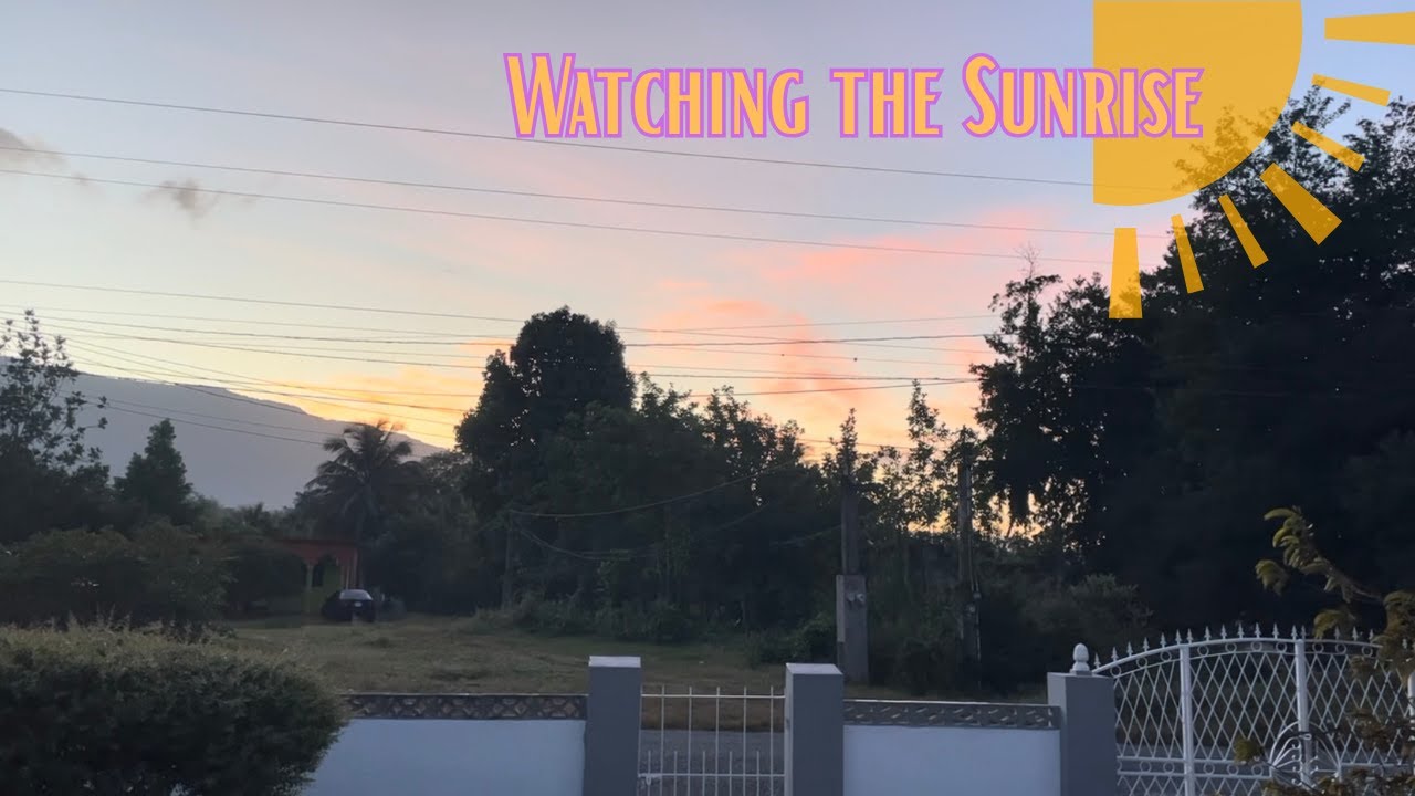 Peaceful Sunrise Over the Mountains | St. Elizabeth Jamaica