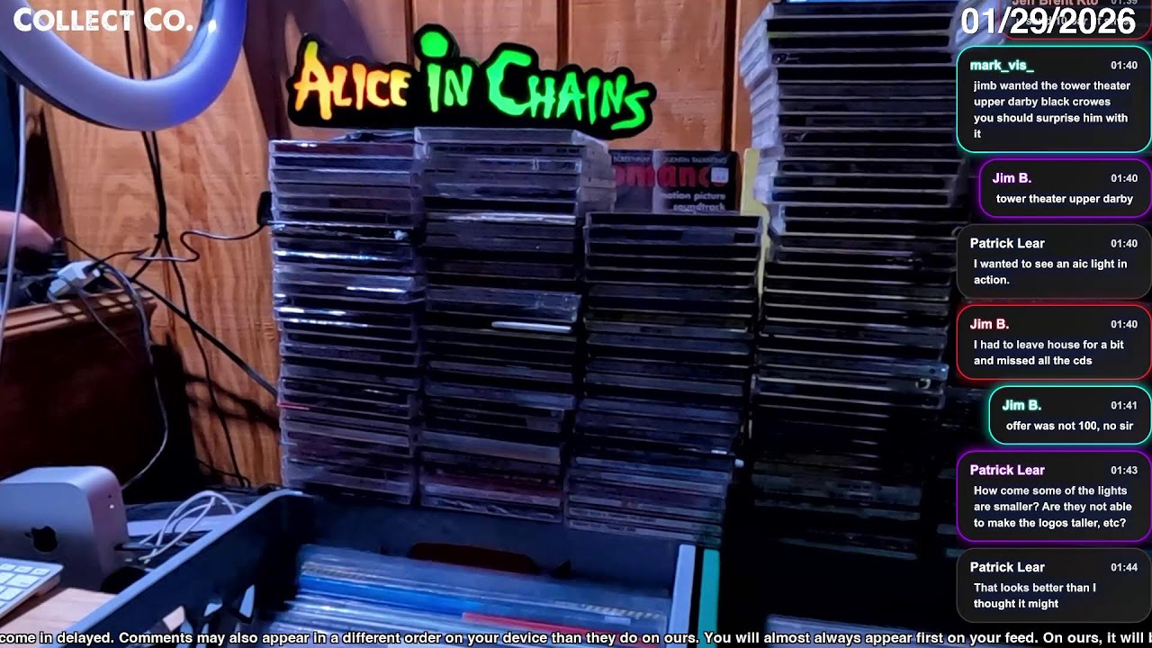 LIVE Vinyl Record Sale (Thursday, 01/29/2026)