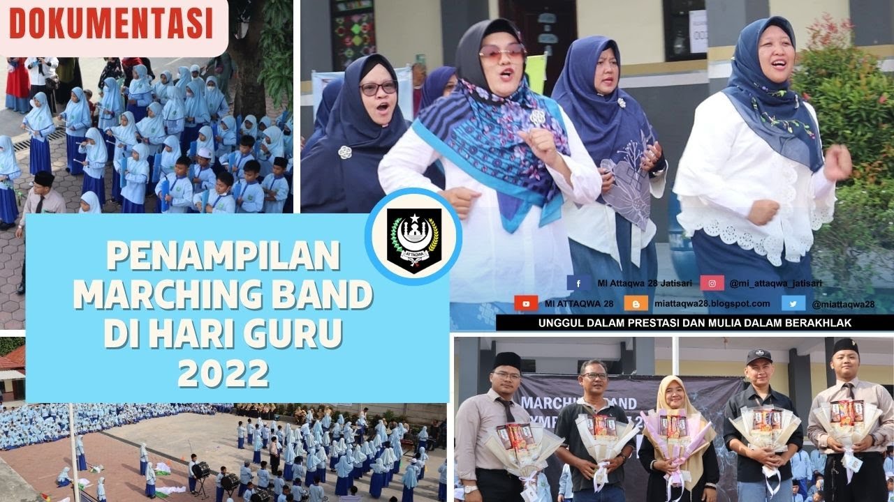 Penampilan Marching Band di Hari Guru Nasional 2022 || MI ATTAQWA 28
