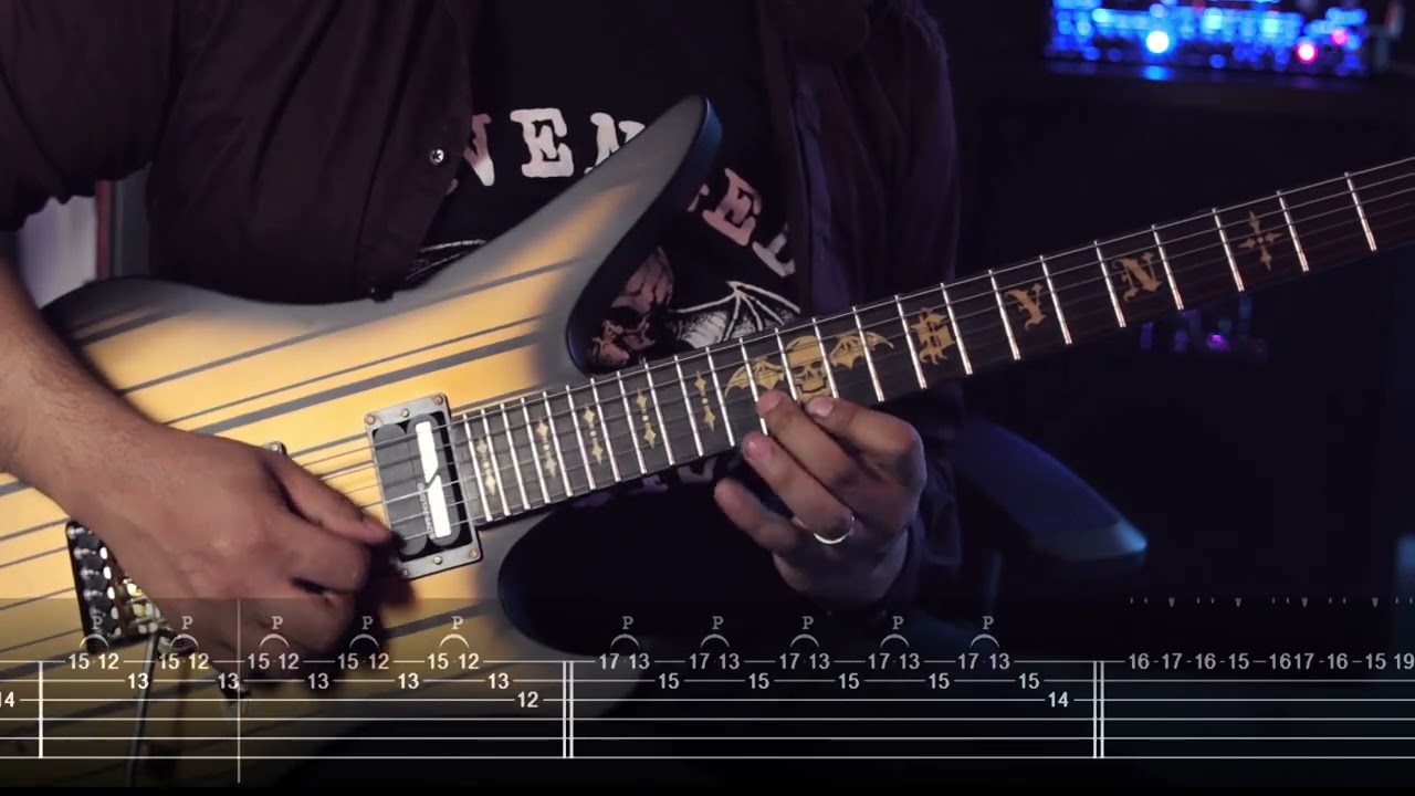 BURIED ALIVE Guitar Solo + FREE TABS - Avenged Sevenfold