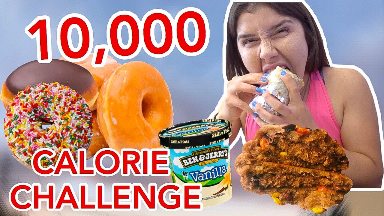 10,000 CALORIE CHALLENGE | GIRL VS FOOD