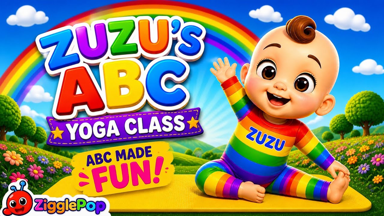 Zuzu&rsquo;s ABC Yoga Class 🌈 | ABC Yoga for Kids | Learn A&ndash;Z with Fun Yoga Poses|ZigglePop 