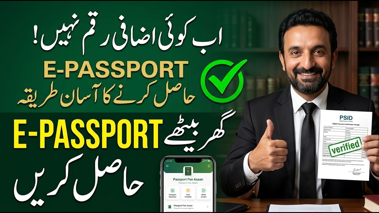 E-Passport Ki Asal Fees? 1 July Se Bari Tabdeeli!