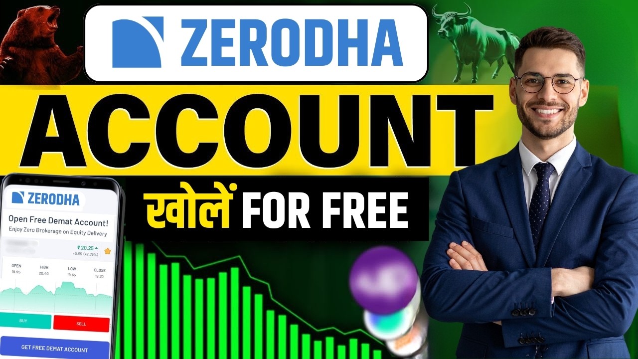 Zerodha Account Opening | how to open account in zerodha | zerodha demat account opening online