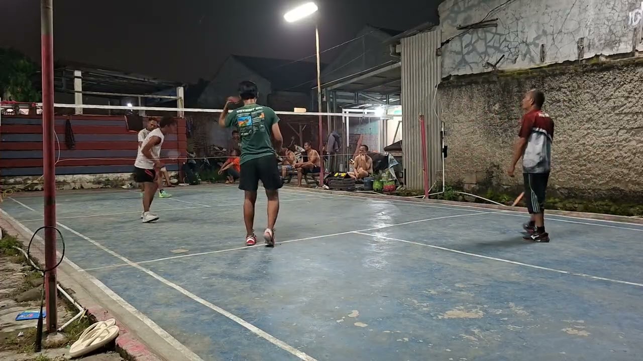 Permainan Cepat Full Power‼️ NDAY/HARI vs ROBY/SAM Badminton Outdoor PB.BELPAS Sepatan Soetta
