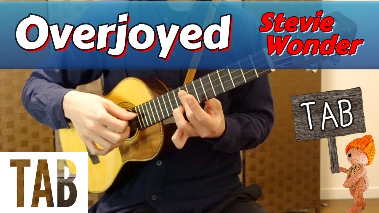 【TAB】Overjoyed　Stevie Wonder
