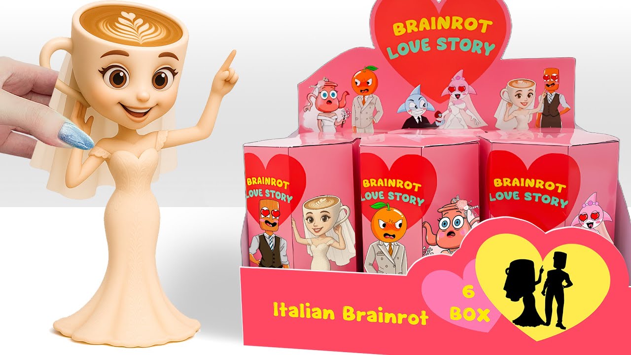 💖Paper DIY💖 Unboxing BALLERINA CAPPUCCINA WEDDING MYSTERY BOX! BARBIE x ITALIAN BRAINROT Blind Box