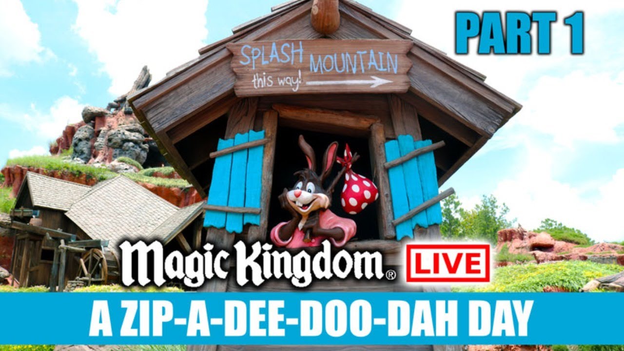 🔴LIVE: Magic Kingdom Zip A Dee Doo Dah Fun Day - Walt Disney World Live Stream Part 1