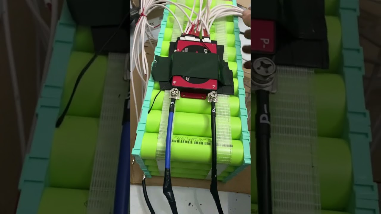 Em vừa hoàn thiện song khối pin 30ah 60v thay thế cho xe đạp điện dùng 5 bình ắc quy 
