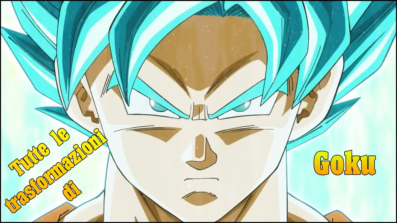 Dragon Ball - Tutte le trasformazioni di Goku [HD]