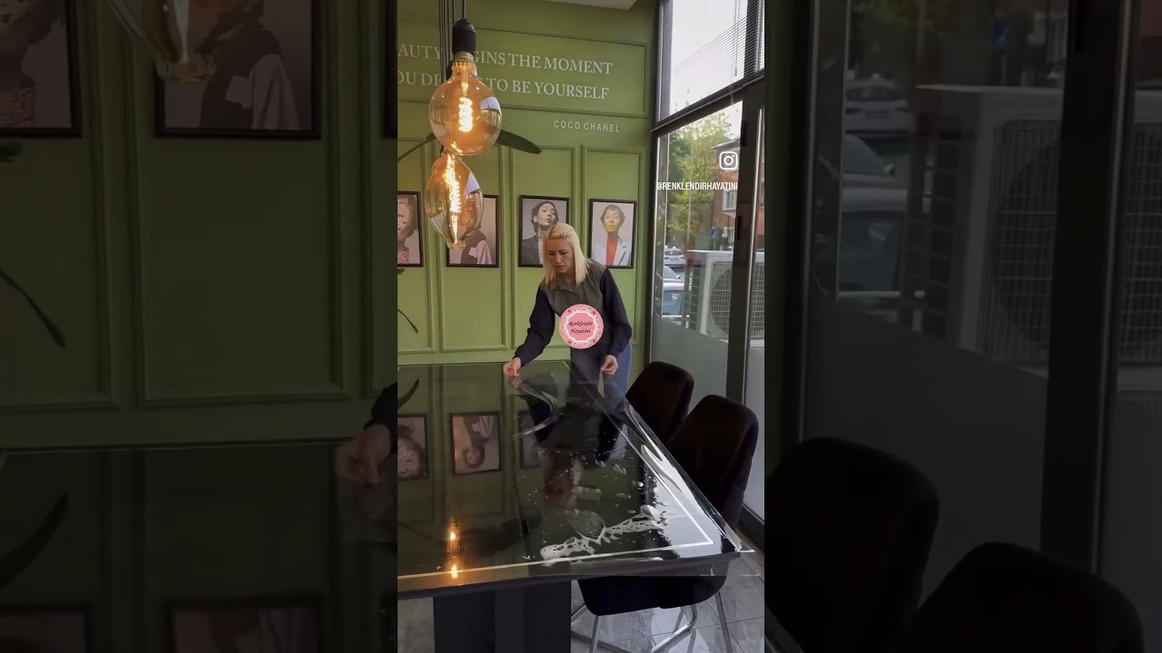Şeffaf masa koruyucu ❤️