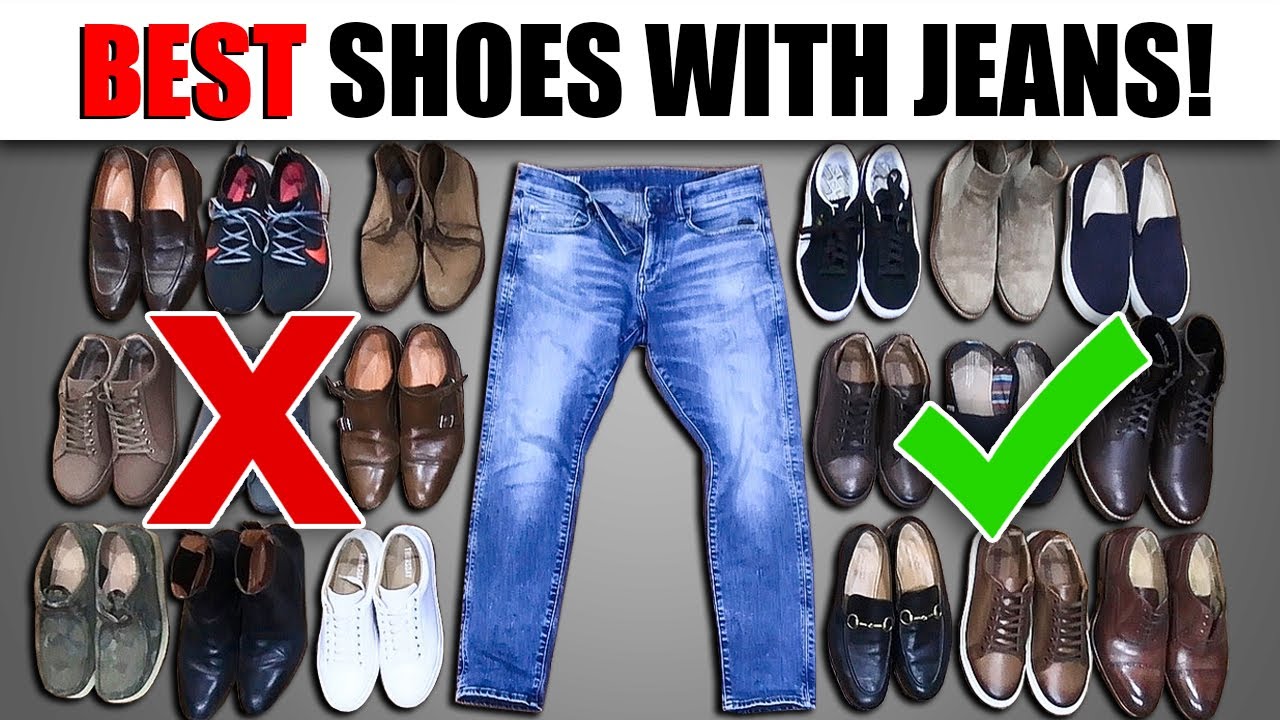 Top 6 BEST Shoes to Wear With Jeans! (Look BETTER in Denim)