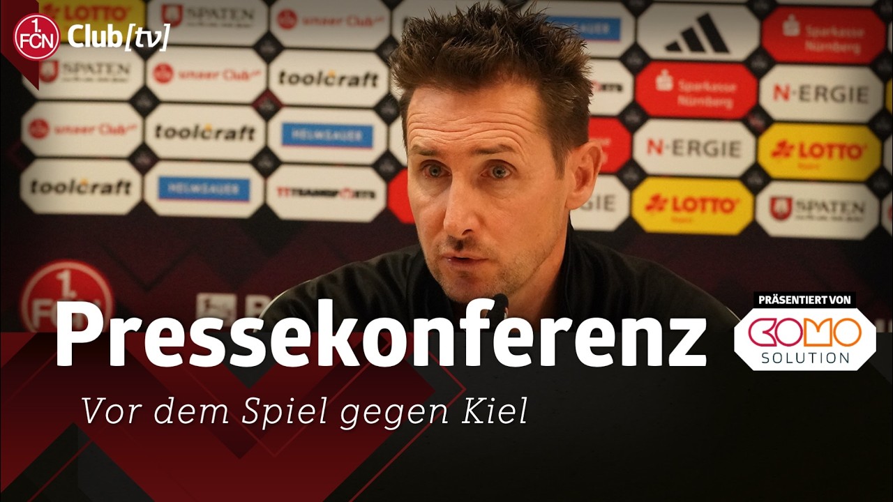 RE-LIVE: Die PK mit Miro Klose vor dem Spiel gegen Kiel