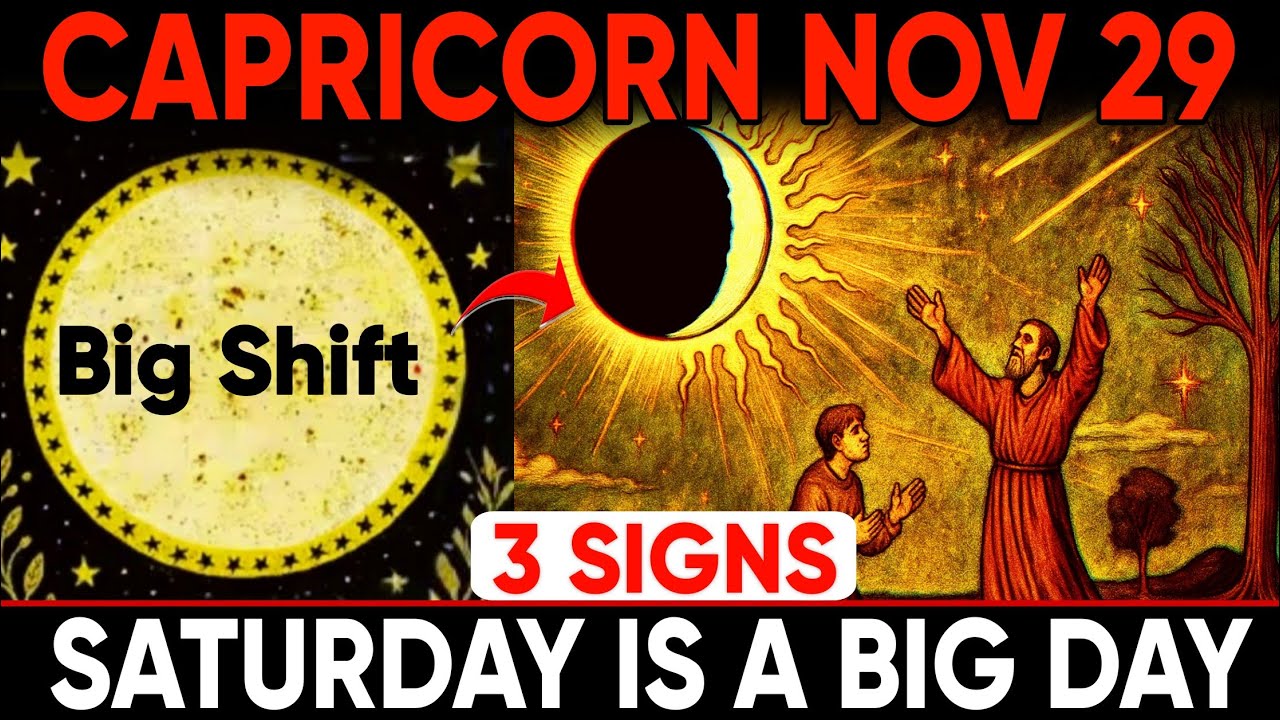 CAPRICORN ♑ URGENT! November 29 Will Change EVERYTHING &mdash; Watch These 3 Destiny Signs NOW! ⚠️✨