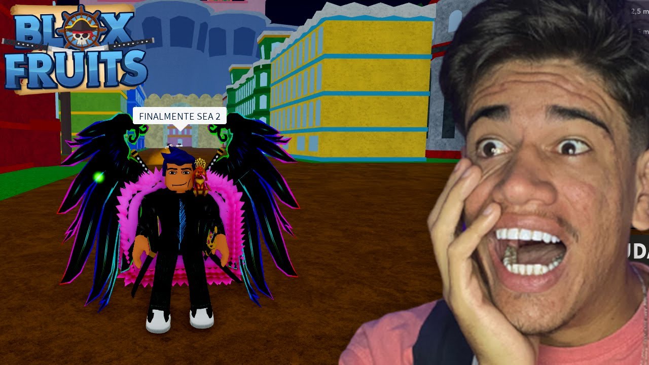 finalmente CHEGUEI no SEGUNDO MAR no Blox Fruits, level 700