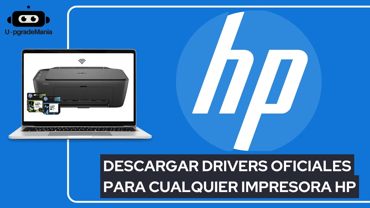 Como Descargar Drivers o Controladores Para Cualquier Impresora HP (Oficiales)
