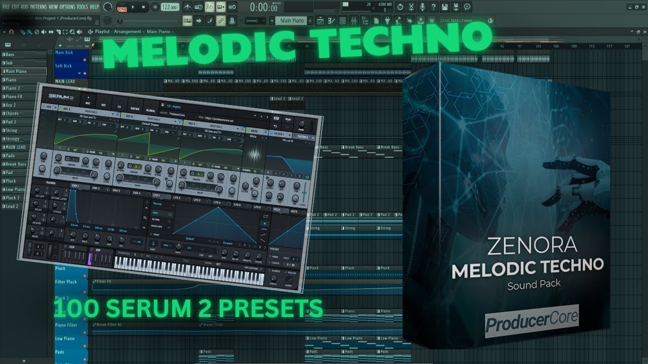 ZENORA - Melodic Techno (Serum 2 Presets + Sound Pack)