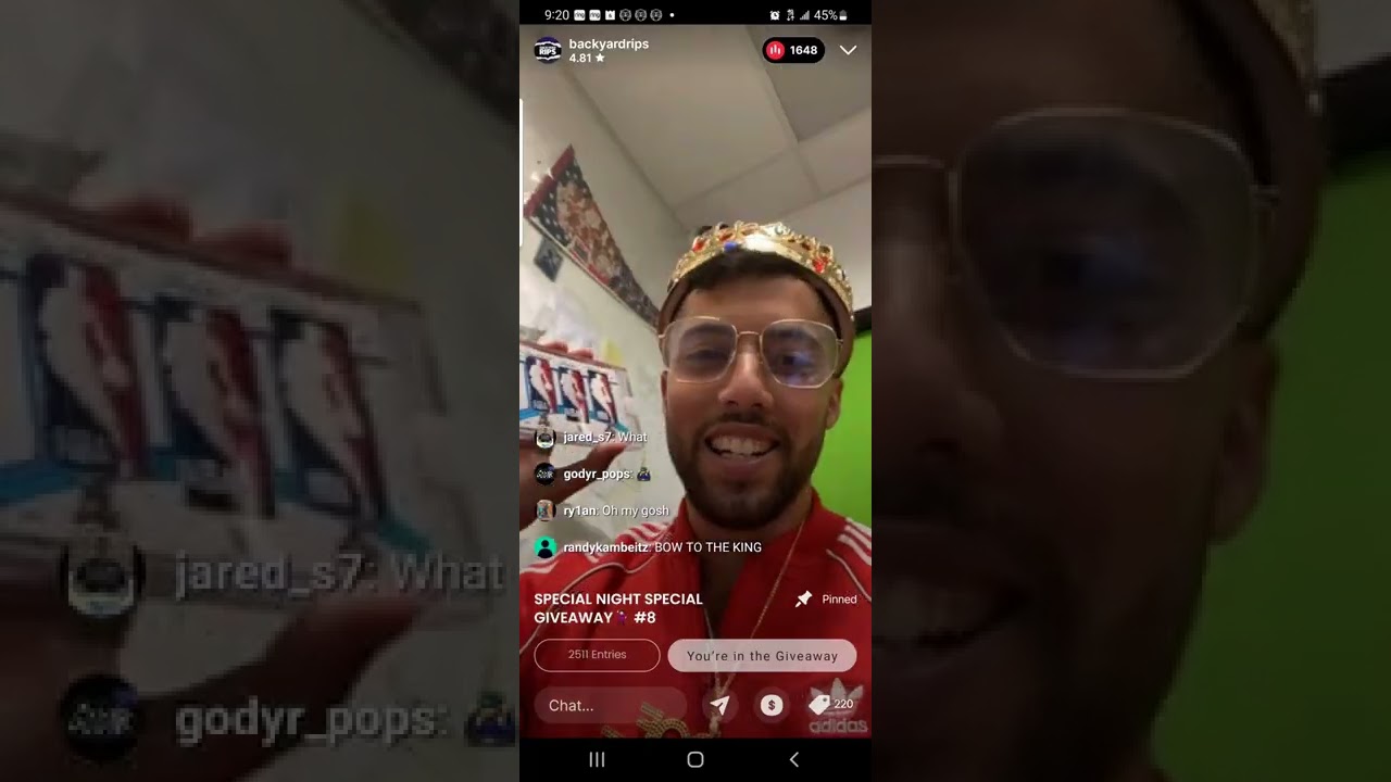 1 of 1 logoman pulled. Finally JMO wins a Lamborghoni! Backyard breaks pulls a $5 million lebron