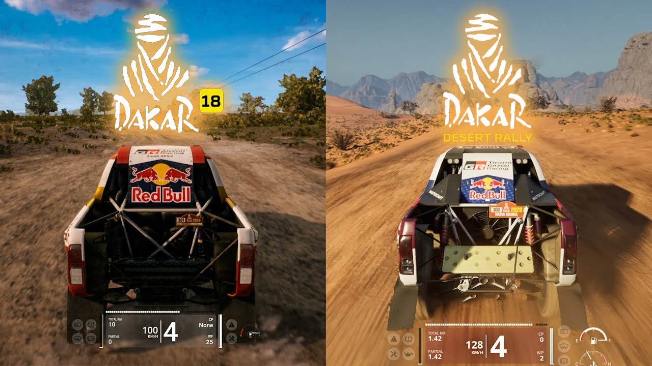 Dakar 18 vs Dakar Desert Rally | Graphics Comparison