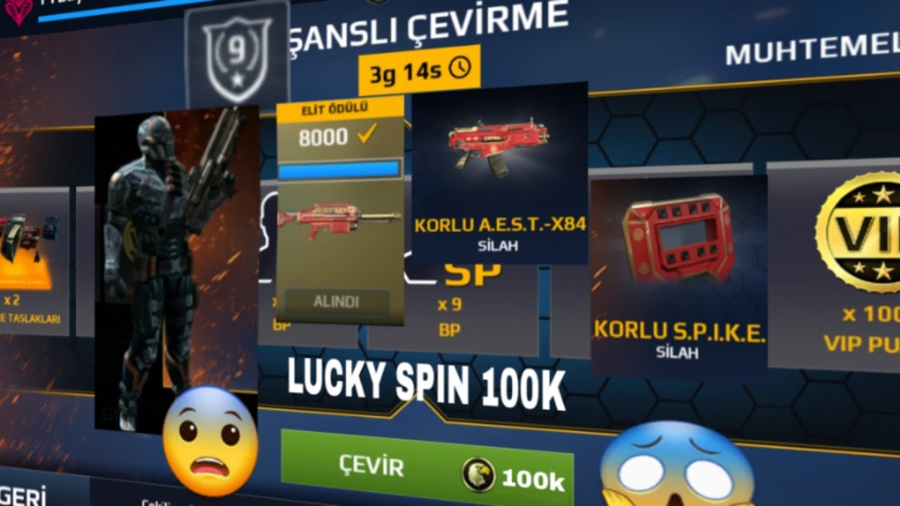 MC5 - 300X LUCKY SPIN - FLAMED SPIKE - FLAMED AESTx84-FLAMED LGR35 - VIP 9 FREE- I SPENT 100K CREDIT
