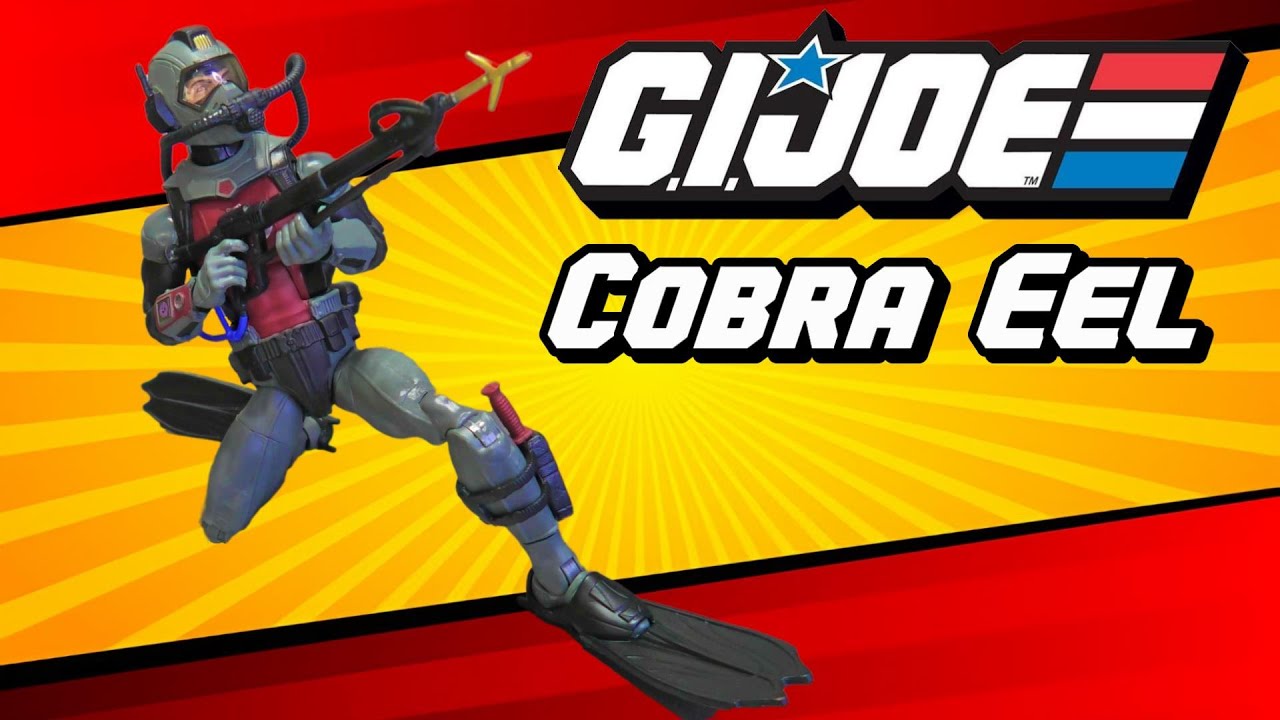 Cobra EEL -Retro Card -  GI JOE Classified Bulletpoint Review #gijoe #gijoeclassified