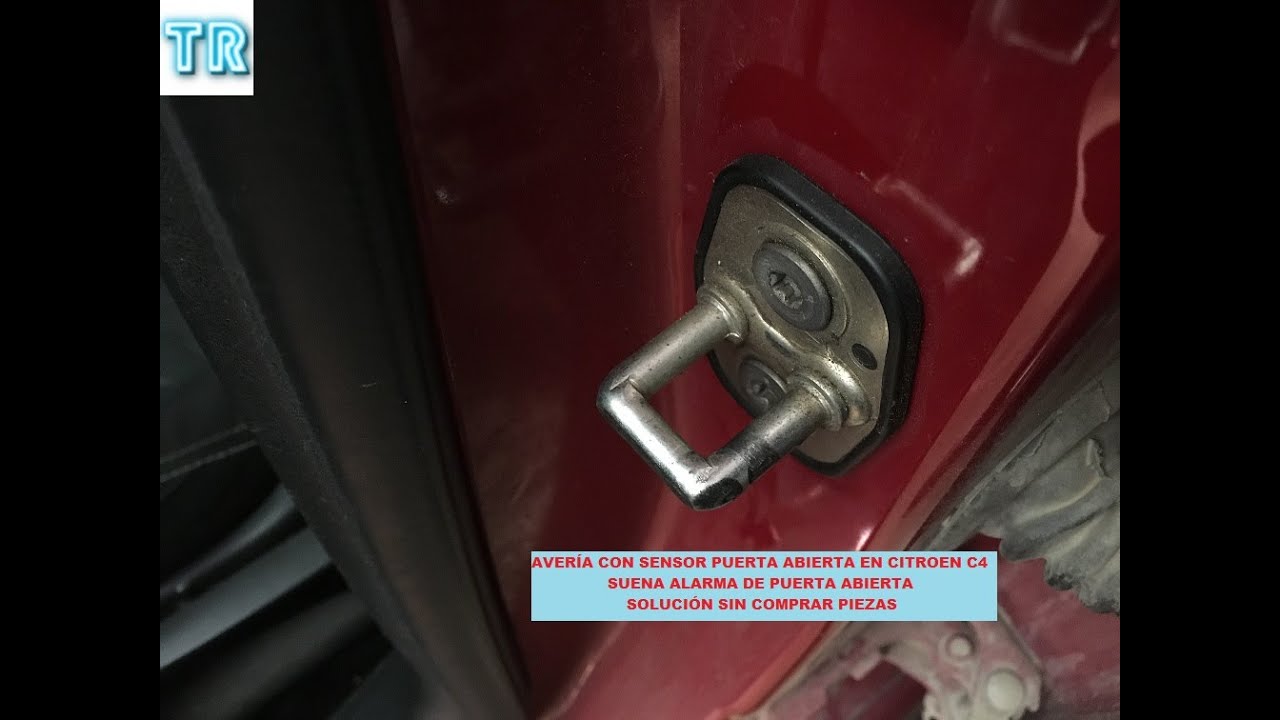 CERRADURA C4 SENSOR AVERÍA PUERTA ABIERTA SOLUCIÓN