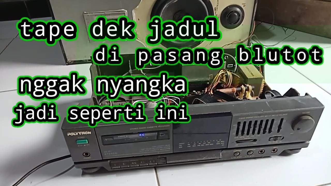 tape dek di pasang modul blutot