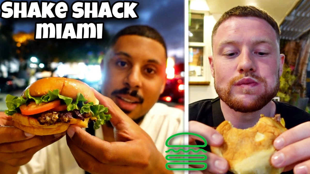 Wir testen SHAKE SHACK in MIAMI mit @Lukasgalgenmueller
