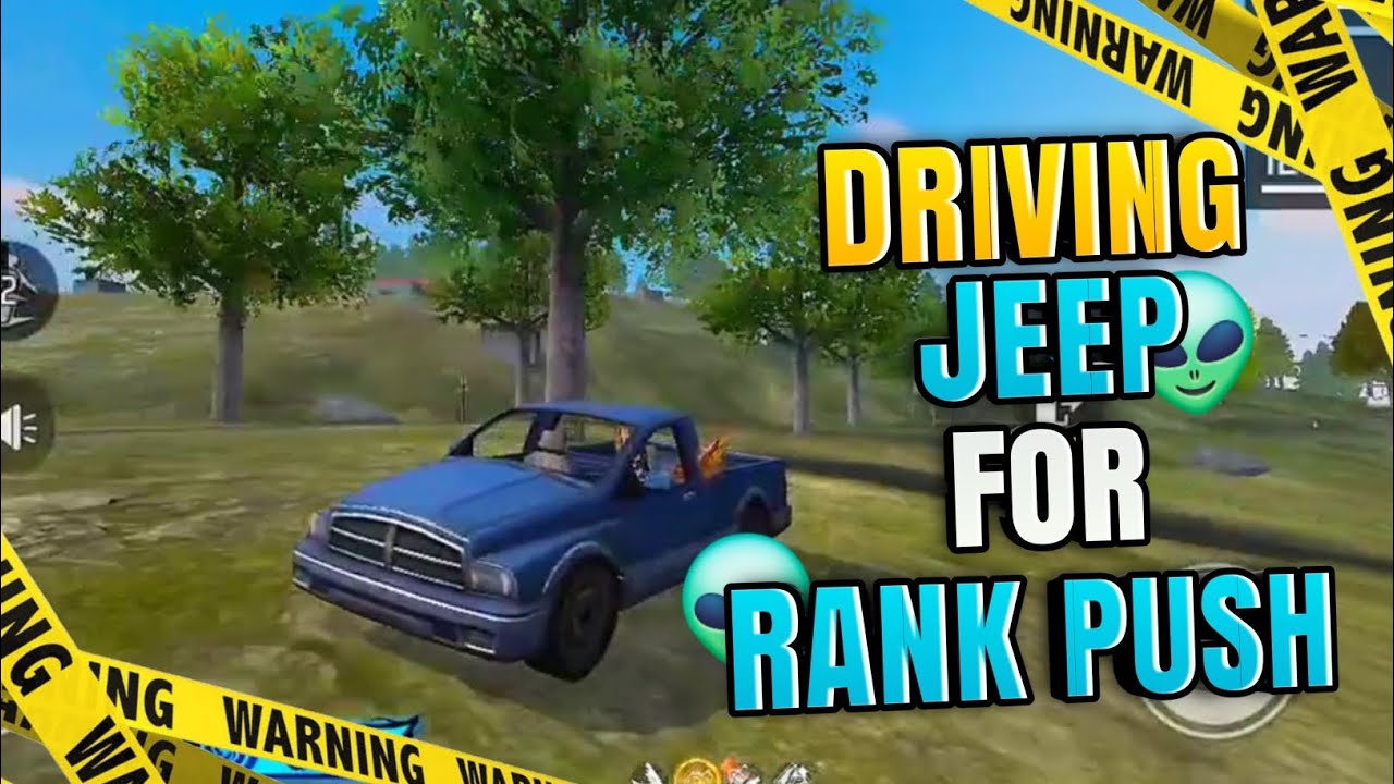 DRIVING JEEP FOR RANK PUSH 👽🤌