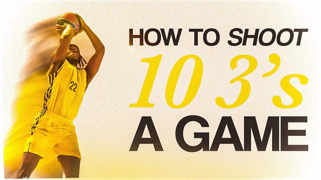 How to shoot 10 3's a game!