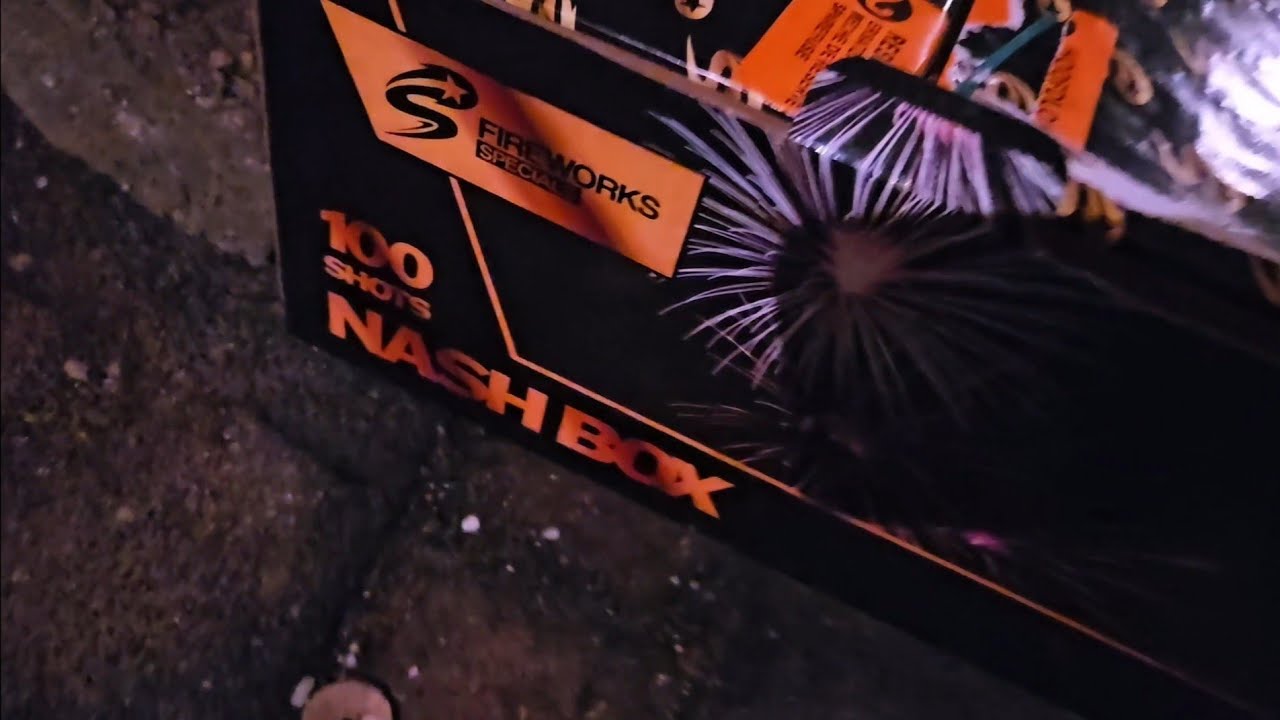 Nash Box 100 shots 25 mm compound, Fireworks Specials.