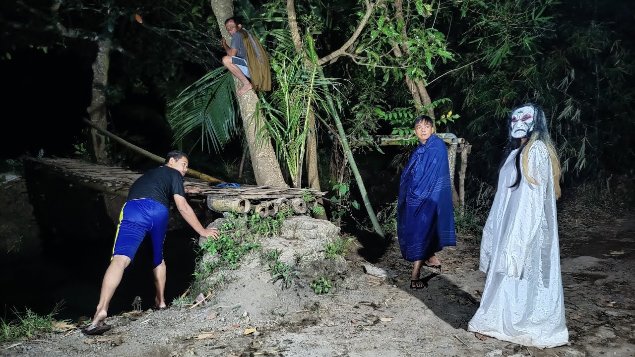 panjat pohon dikejar kuntilanak || ghost prank