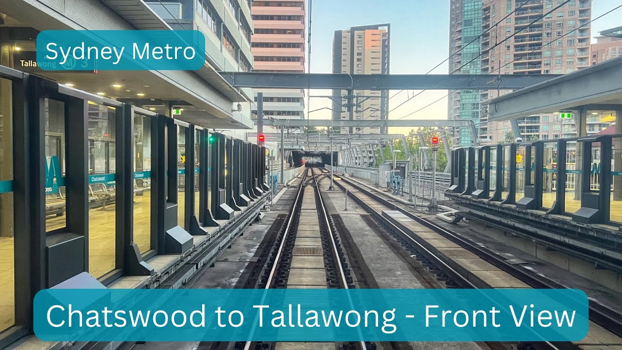 Sydney Metro Vlog 15: Chatswood to Tallawong - Front View